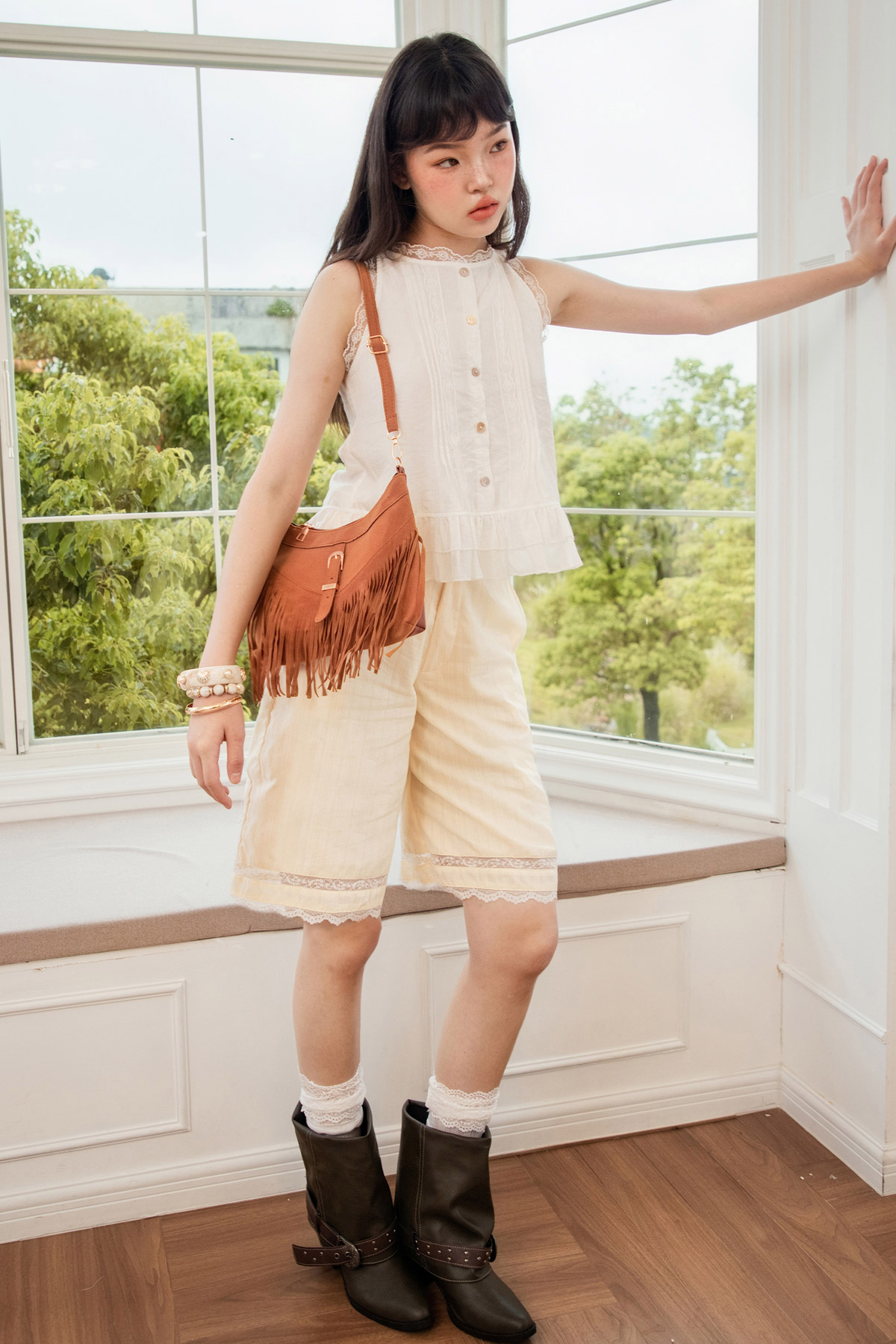 ROBBINS TOP - WHITE