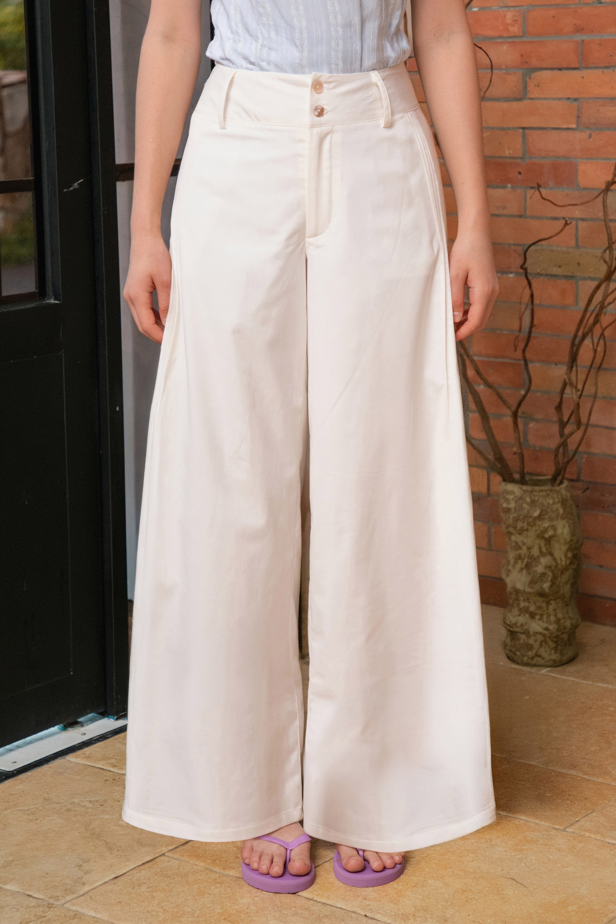 THEO PANTS - BLANC