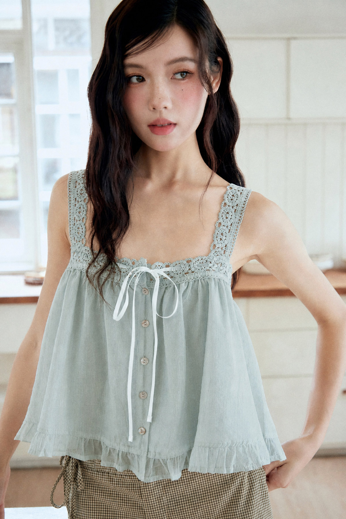 *PREORDER* MELODY TOP - SEAFOAM