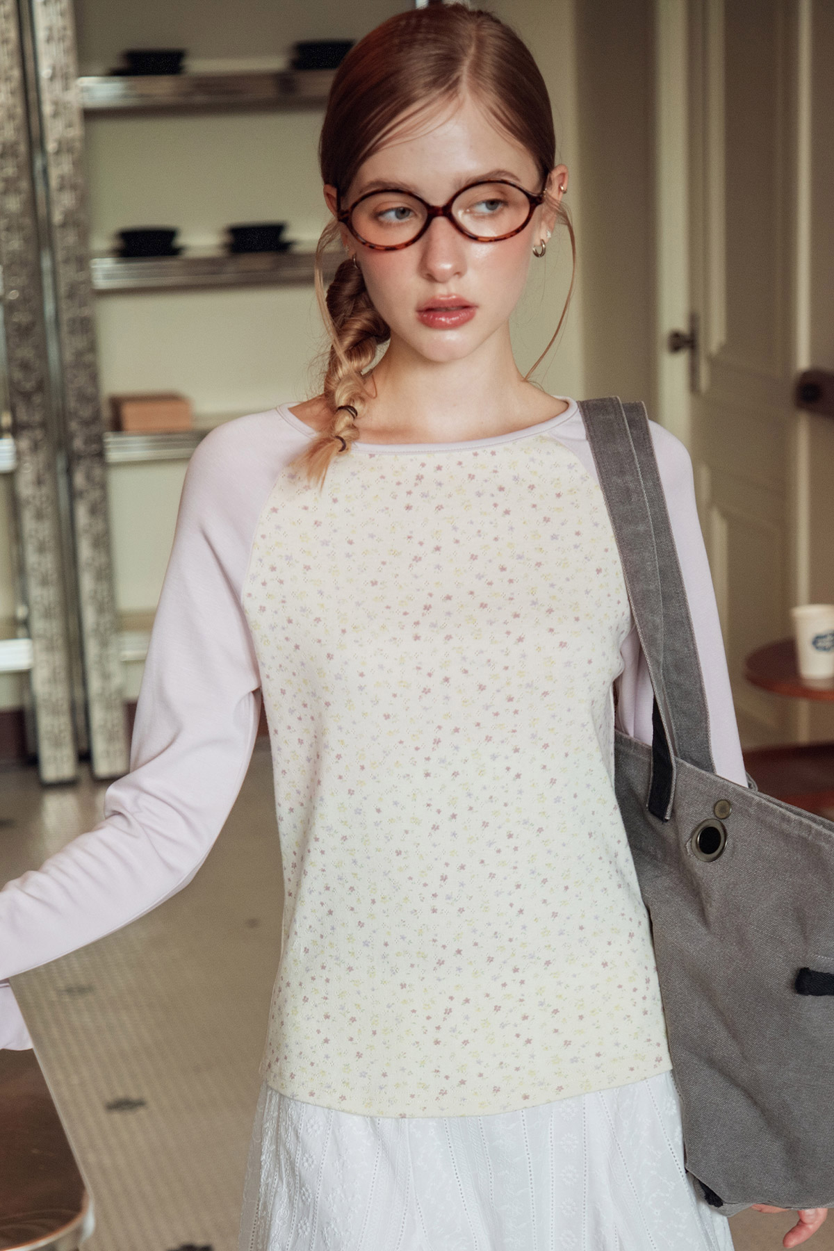 AGNES TOP - BLUSH