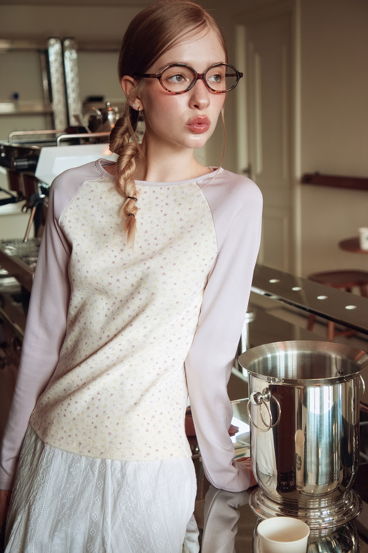 AGNES TOP - BLUSH