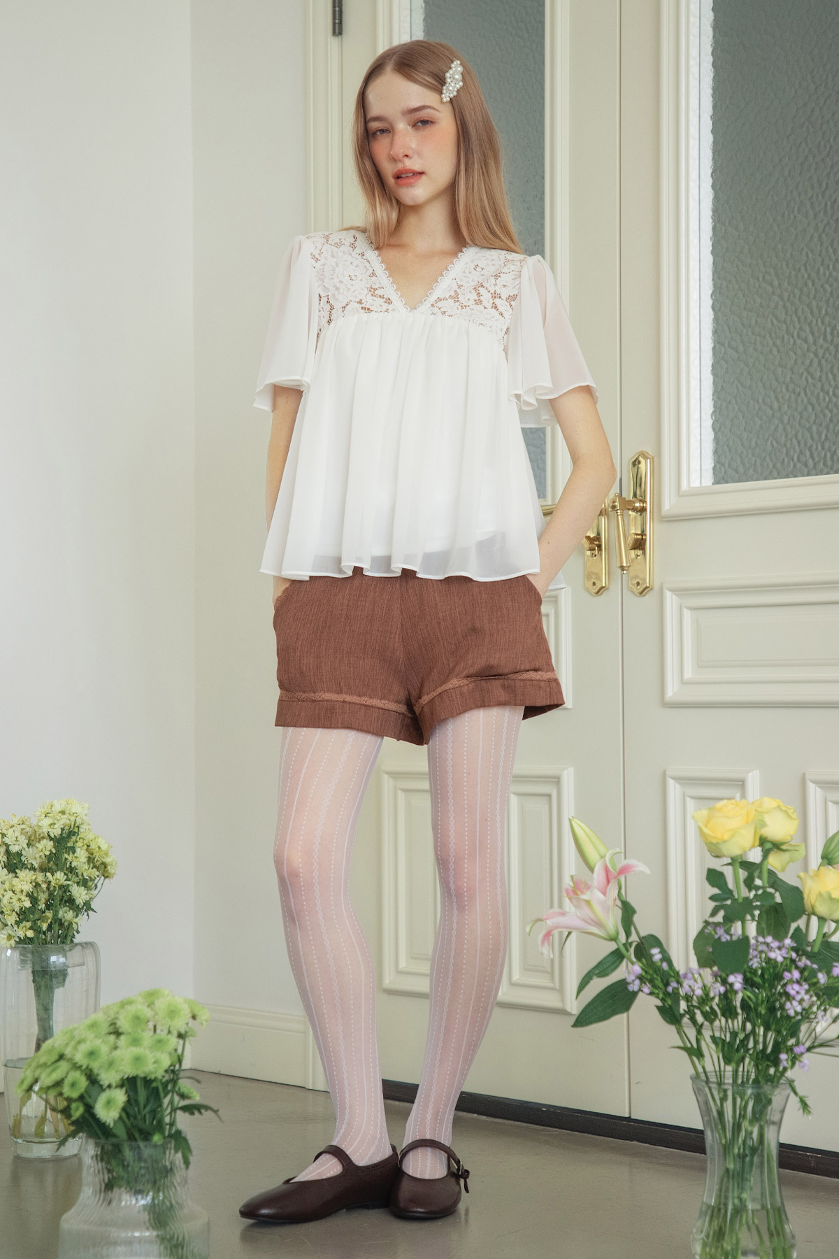 CELINE TOP - WHITE
