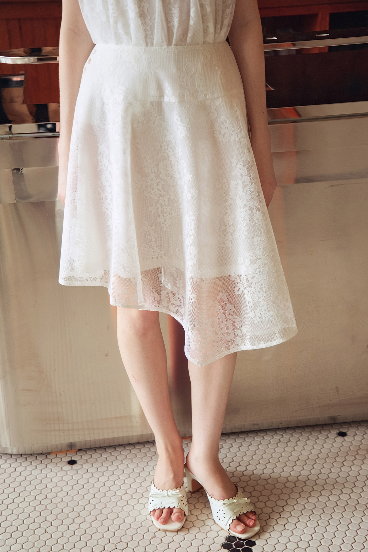 CLAIRE SKIRT - WHITE