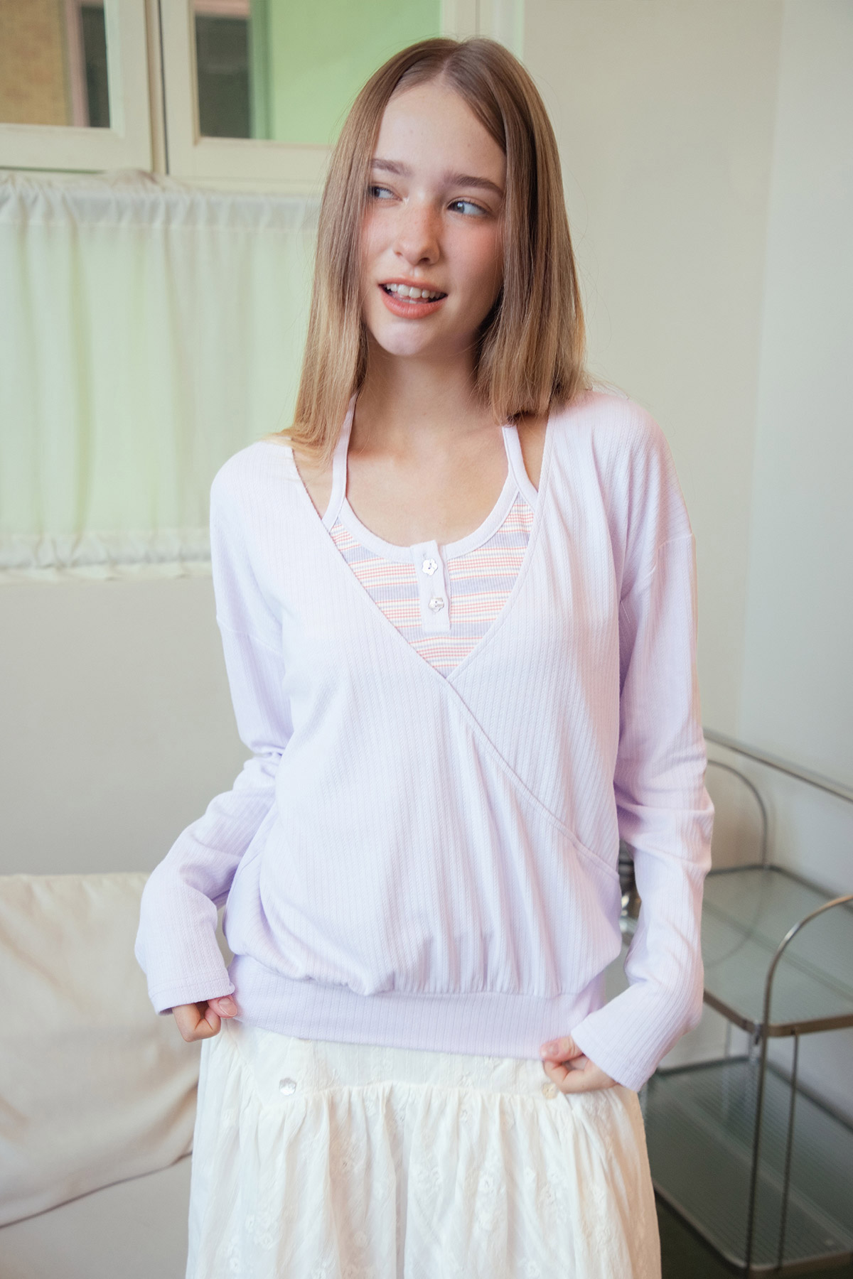 SASHA 2PC TOP - LILAC