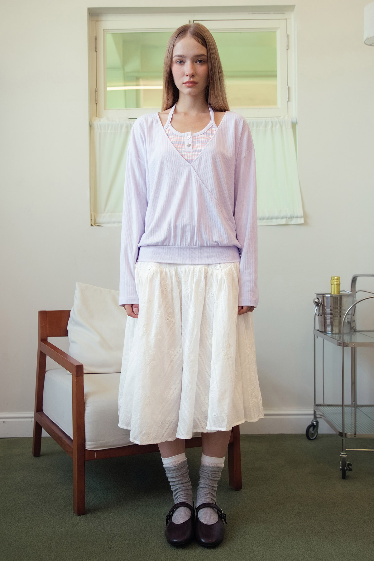 SASHA 2PC TOP - LILAC