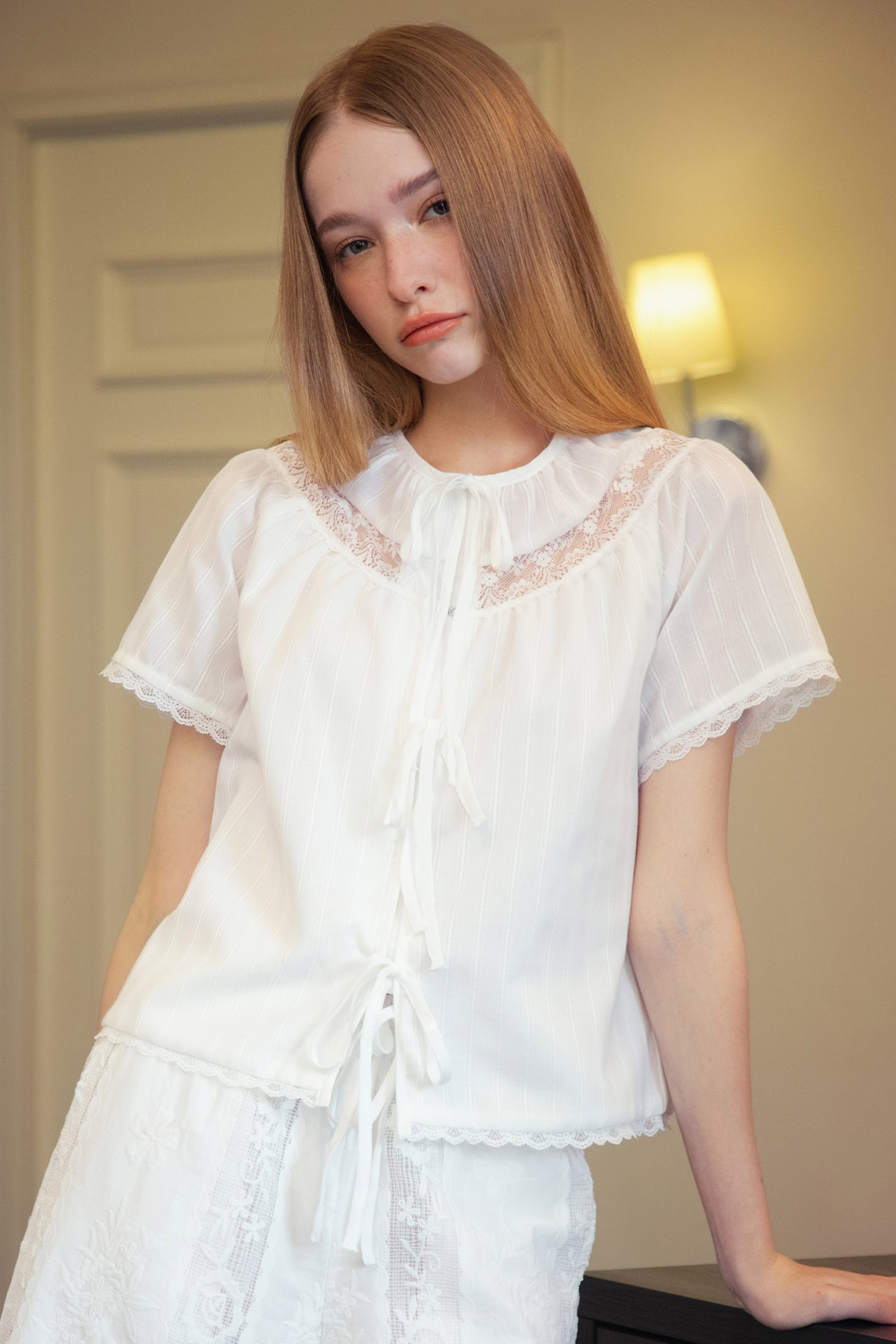 EDITH TOP - WHITE