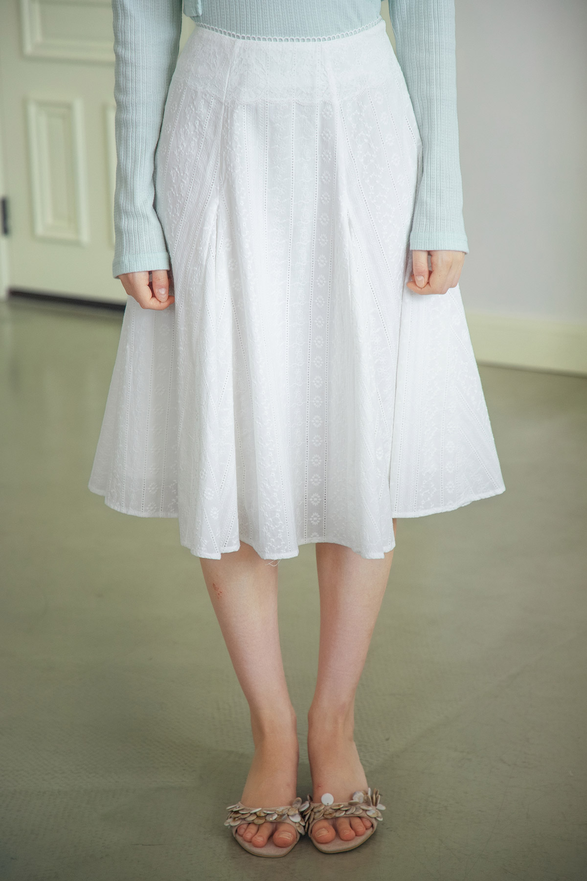 KARINE SKIRT - WHITE