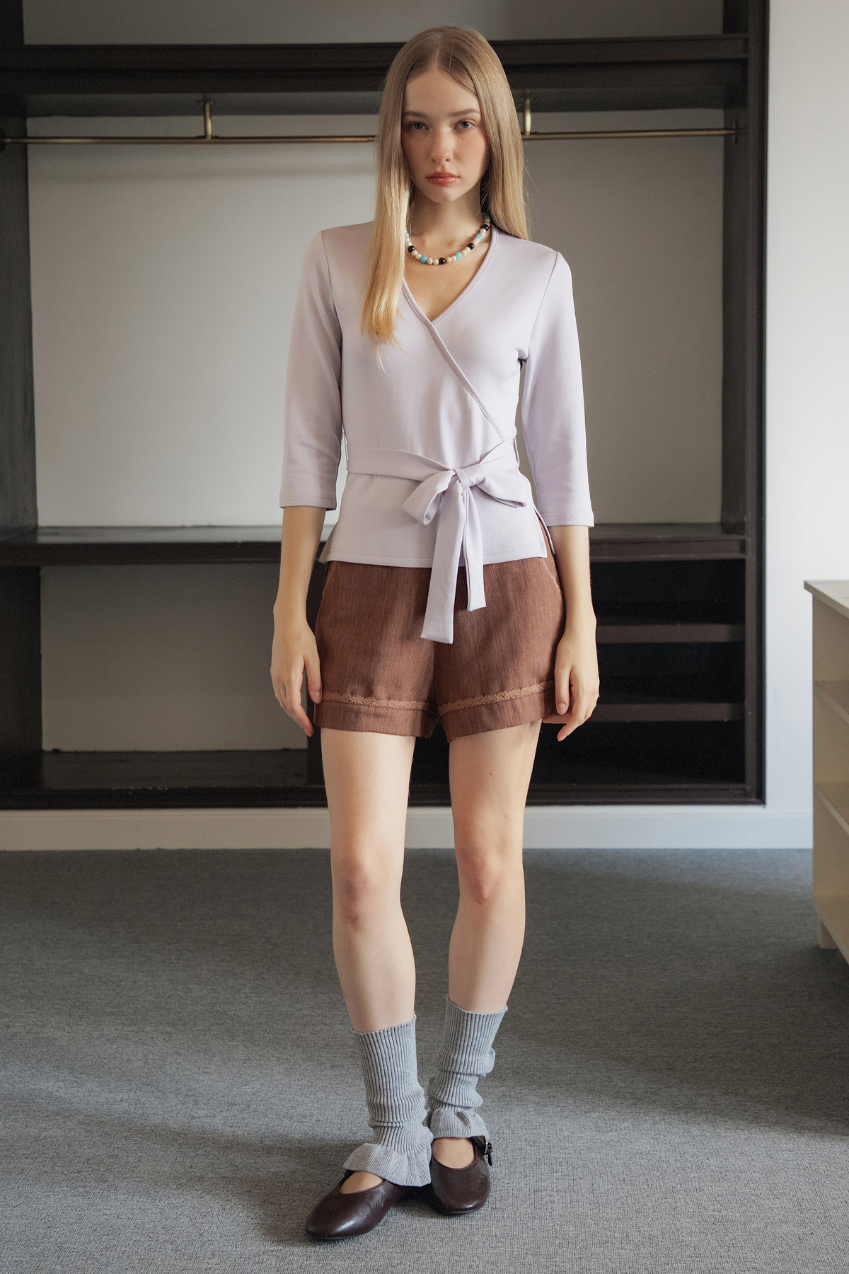 LEORA TOP - LILAC