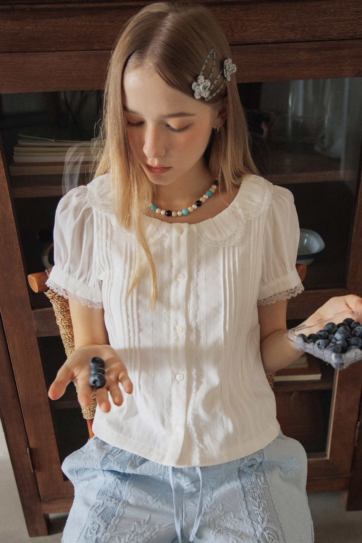 SALLIE TOP - WHITE