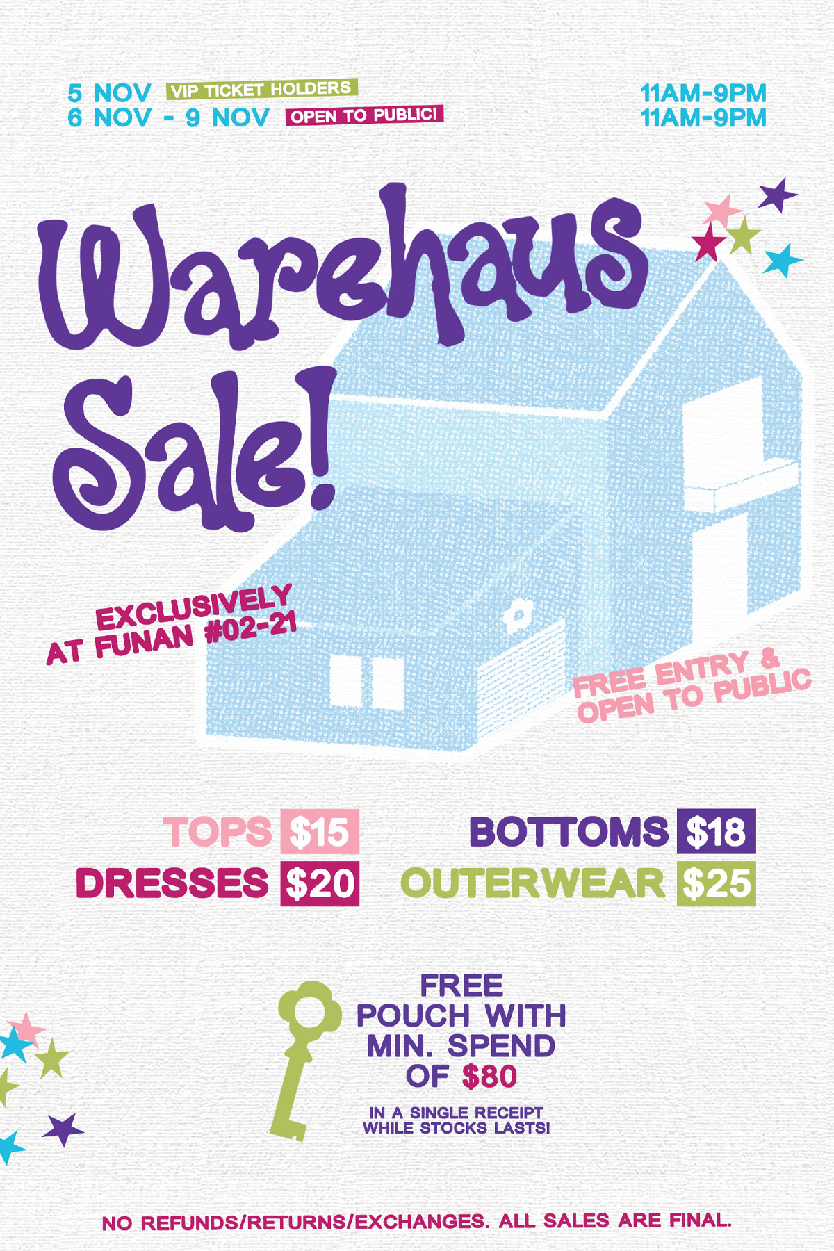 WAREHAUS SALE 2026 VIP TICKET