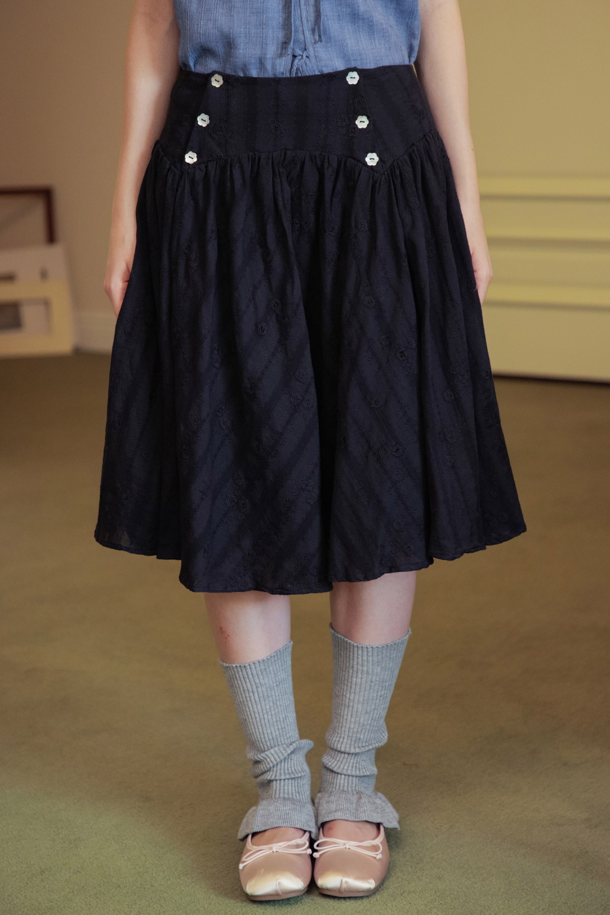 YVETTE SKIRT - MIDNIGHT