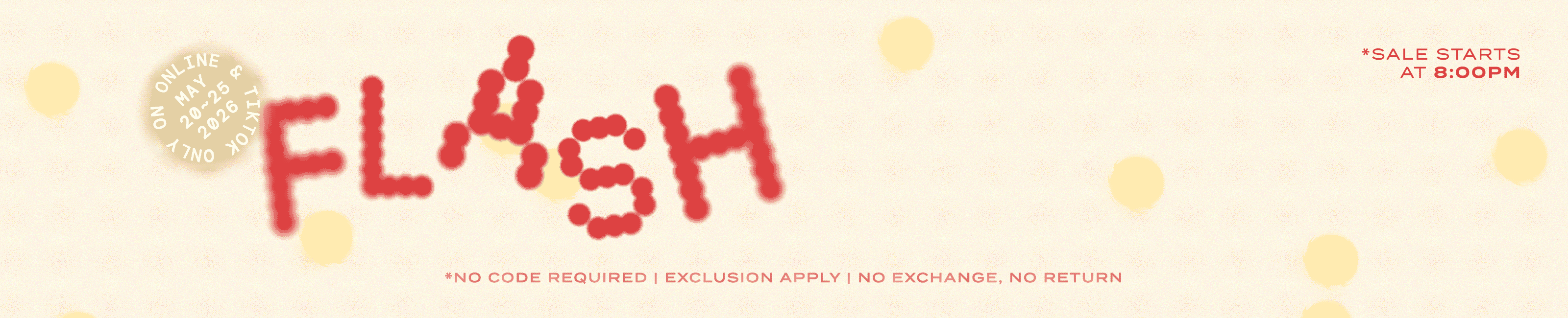 FLASH SALE