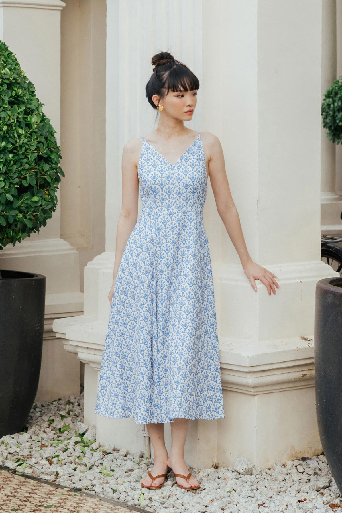 DECLAN PADDED DRESS - ROCOCO [BY MODPARADE]