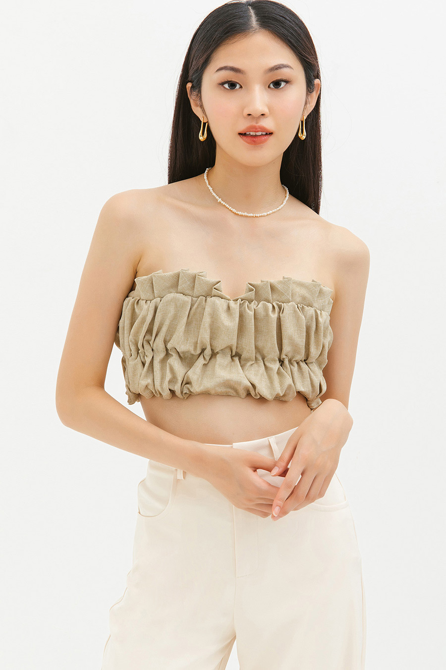 *SALE* LEXIE TOP - CLAY [BY MODPARADE]