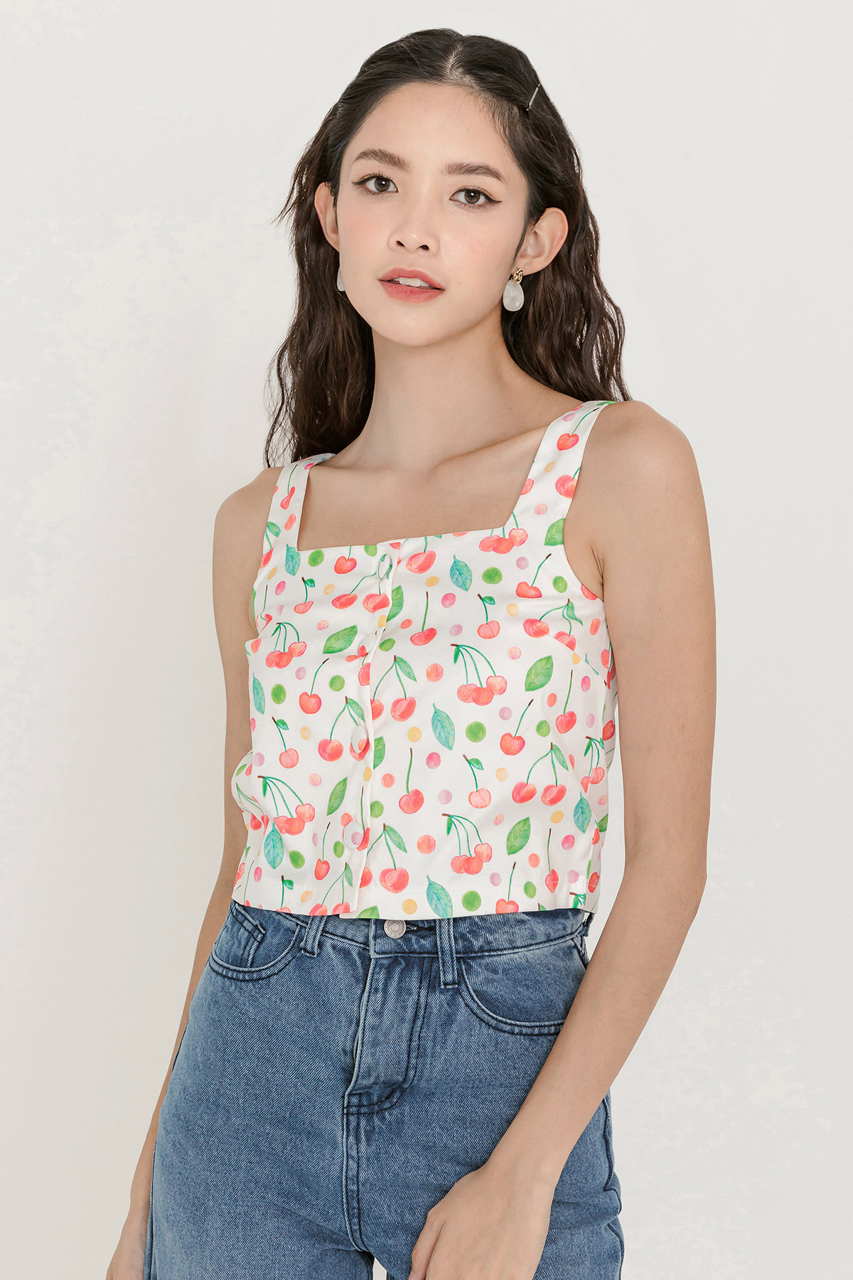 *SALE* MOLLIE TOP - CHERRY ON TOP [BY MODPARADE]