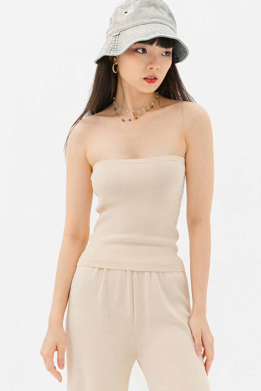 *SALE* PAOLA TOP - SOFT CREAM [BY MODPARADE]