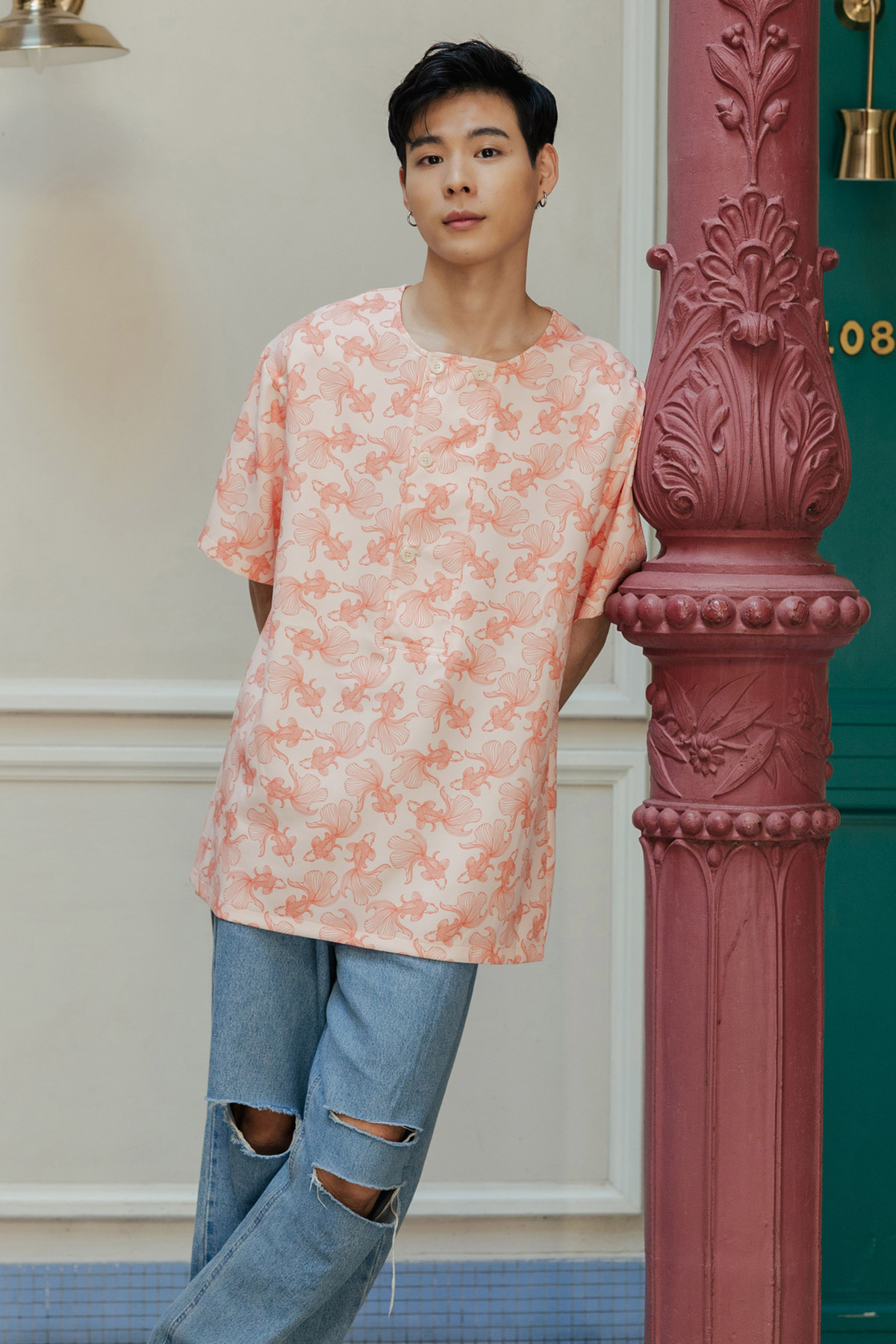 *SALE* PATRICE TOP - BLUSH SHUKIN [BY MODPARADE]