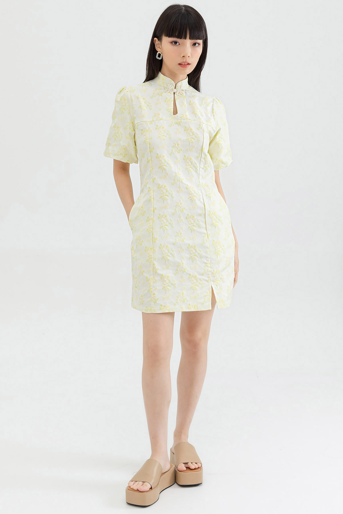 *SALE* YU CHEONGSAM - CHIFFON SORBET [BY MODPARADE]