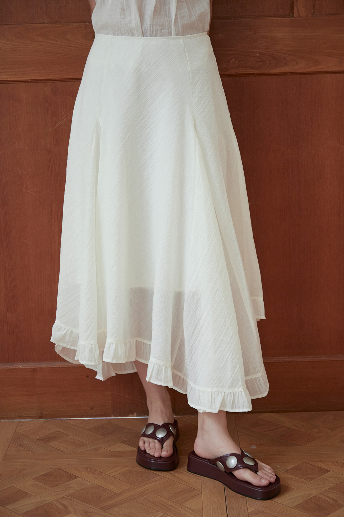 ELEANORA SKIRT - IVORY