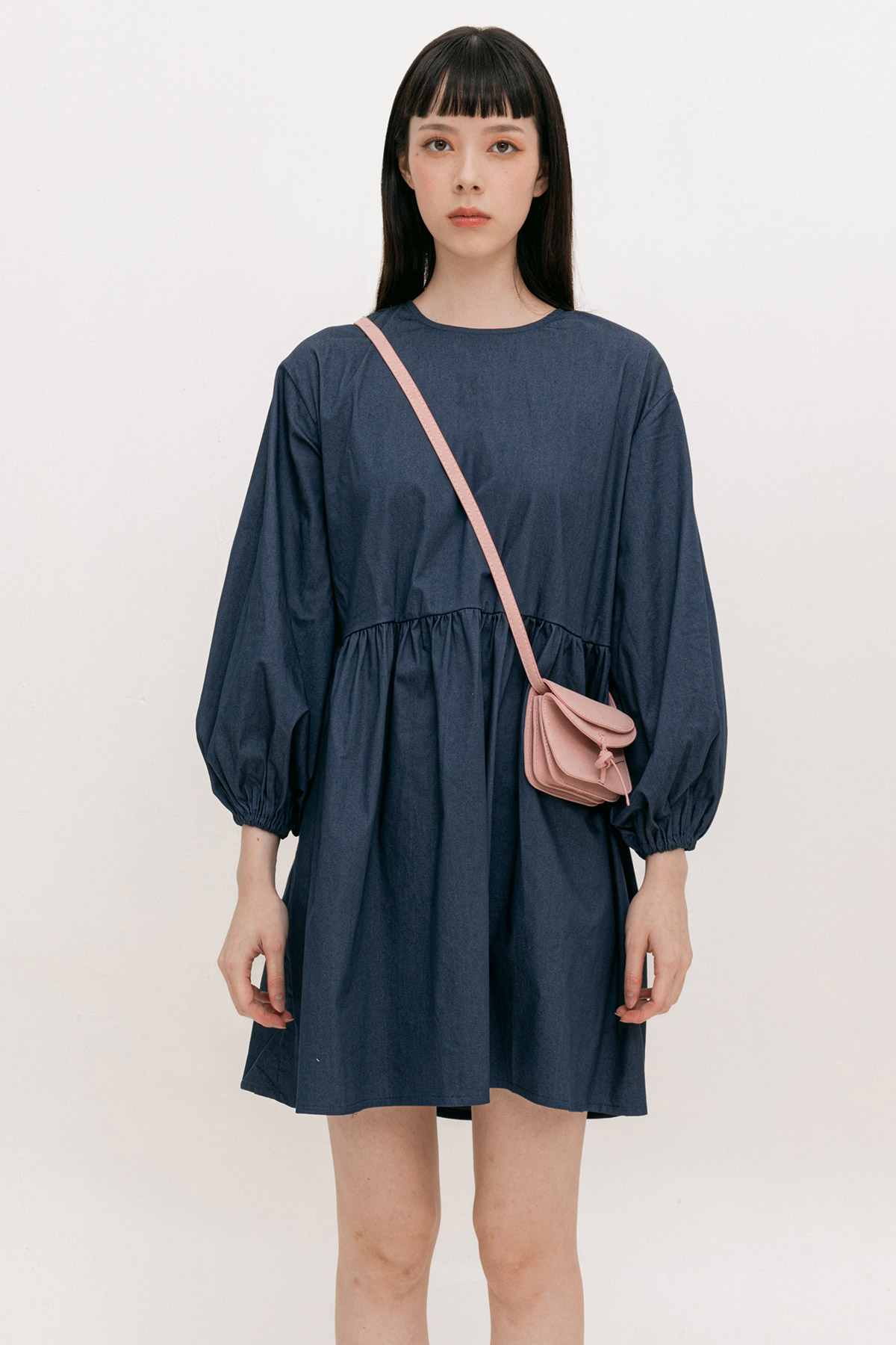 ELLIOTE DRESS - MEDIUM WASH [BY MODPARADE]