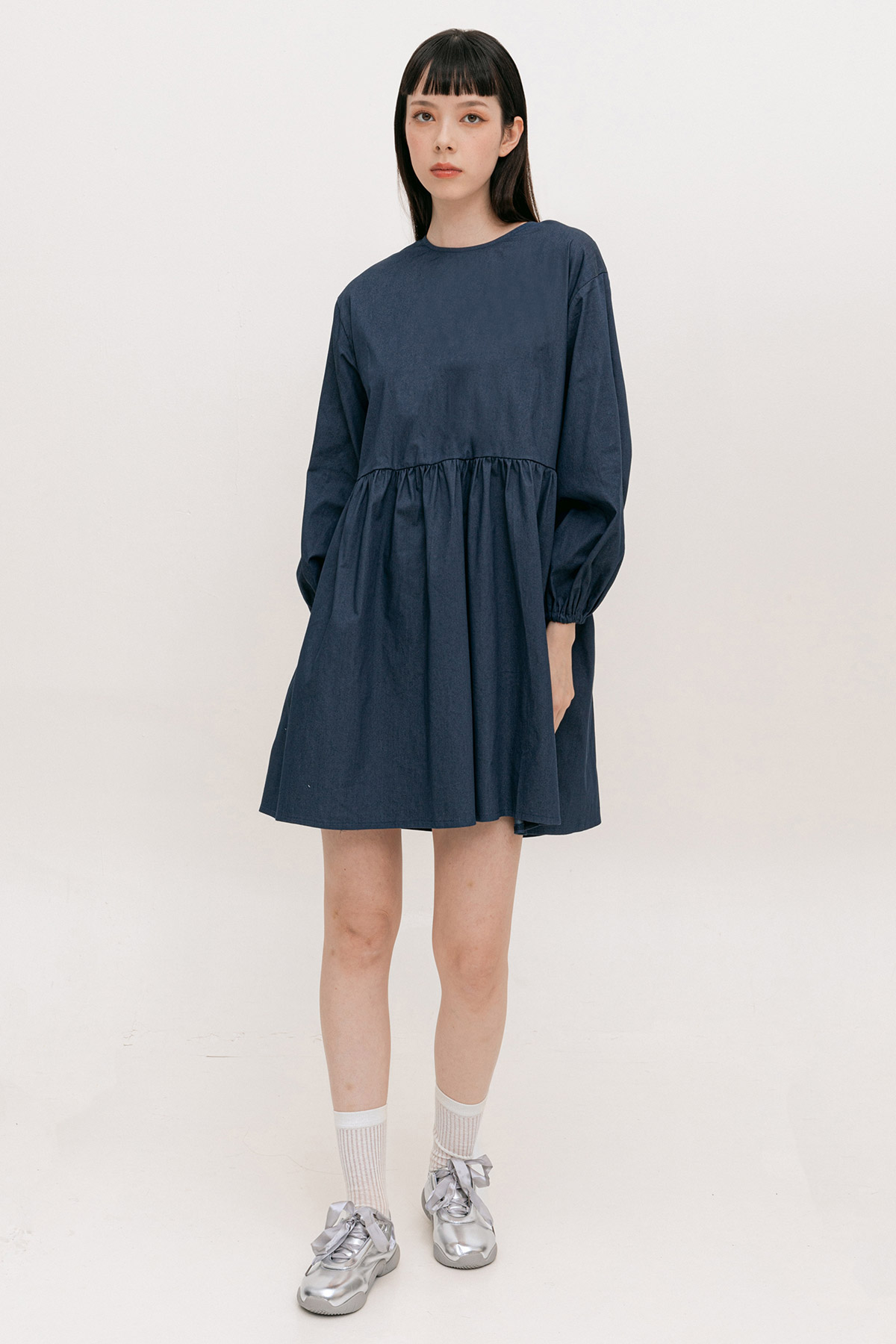 ELLIOTE DRESS - MEDIUM WASH [BY MODPARADE]