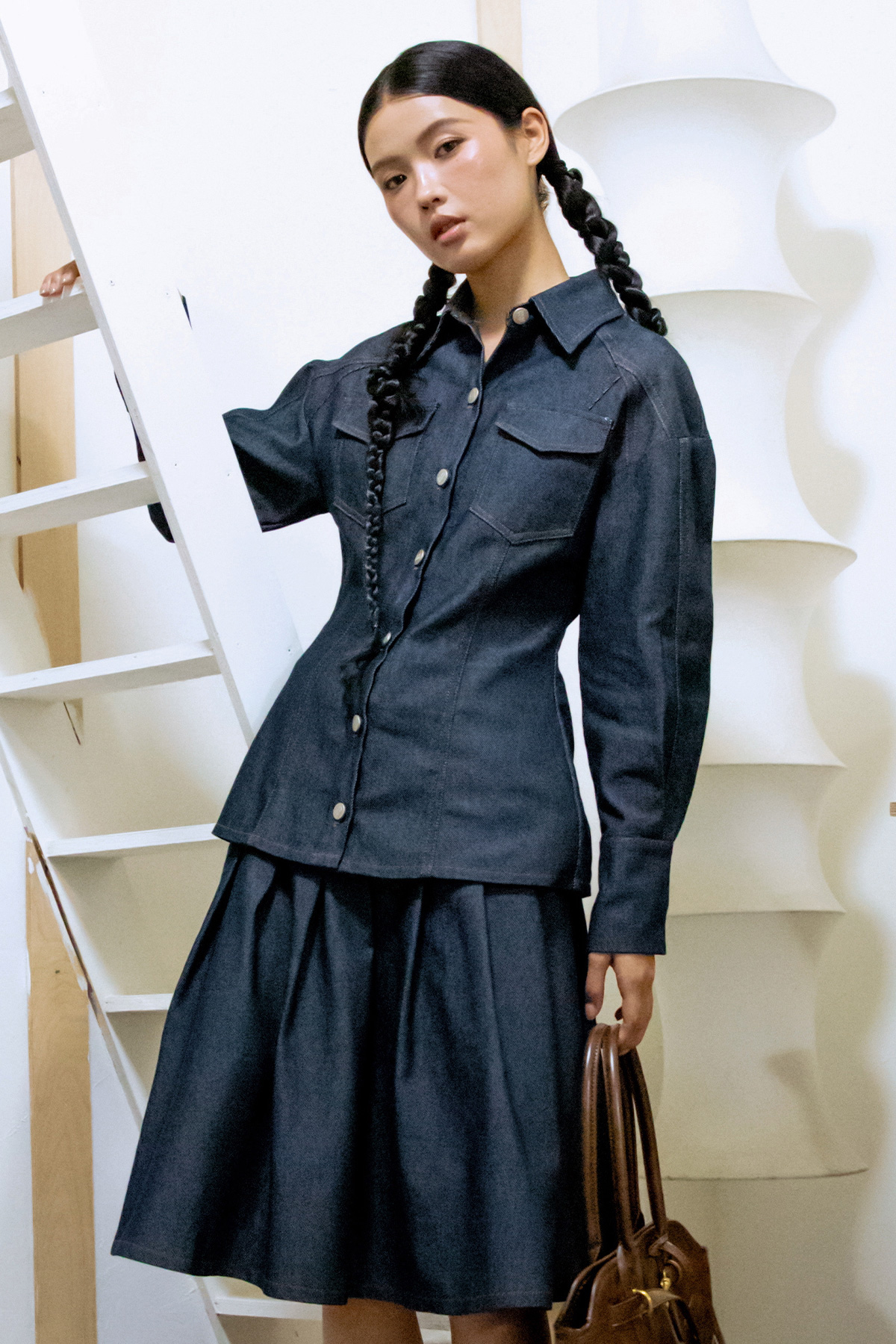 JEROME TOP - DARK WASH [BY MODPARADE]