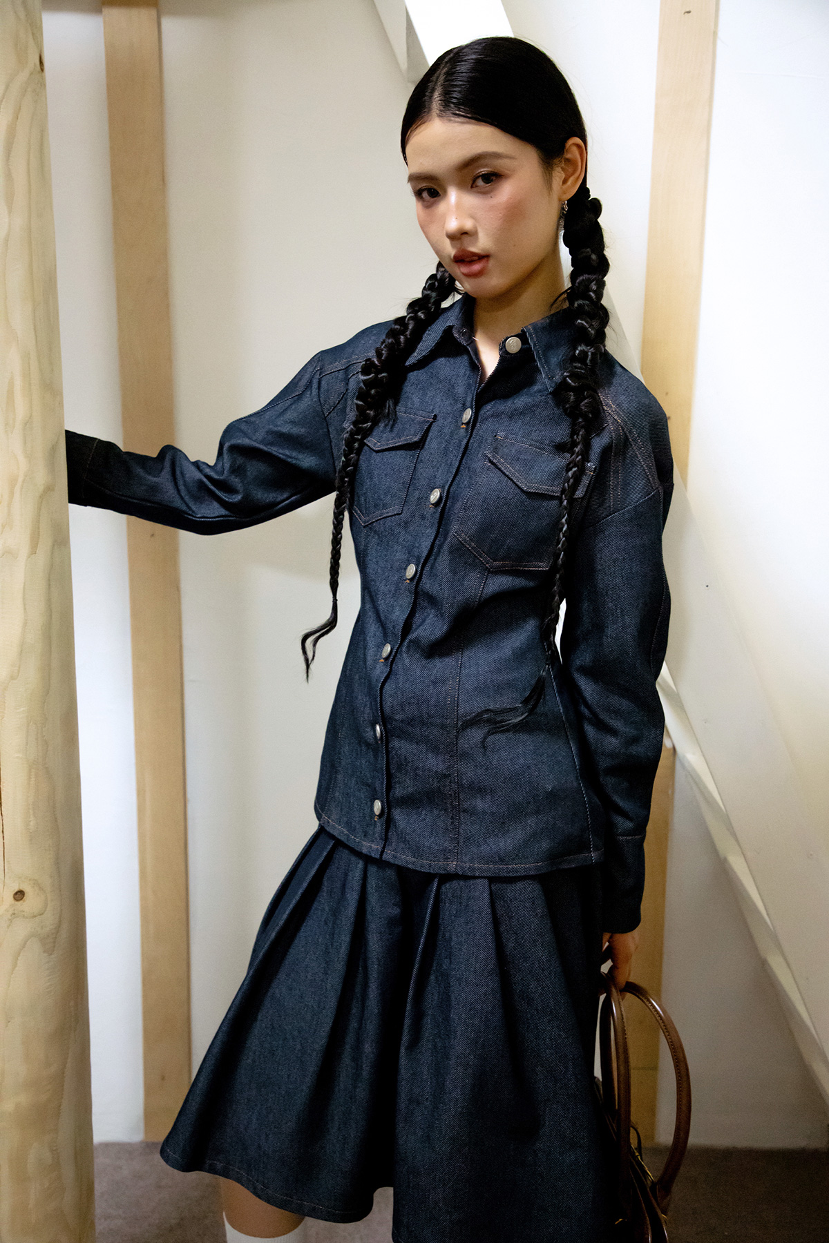 JEROME TOP - DARK WASH [BY MODPARADE]