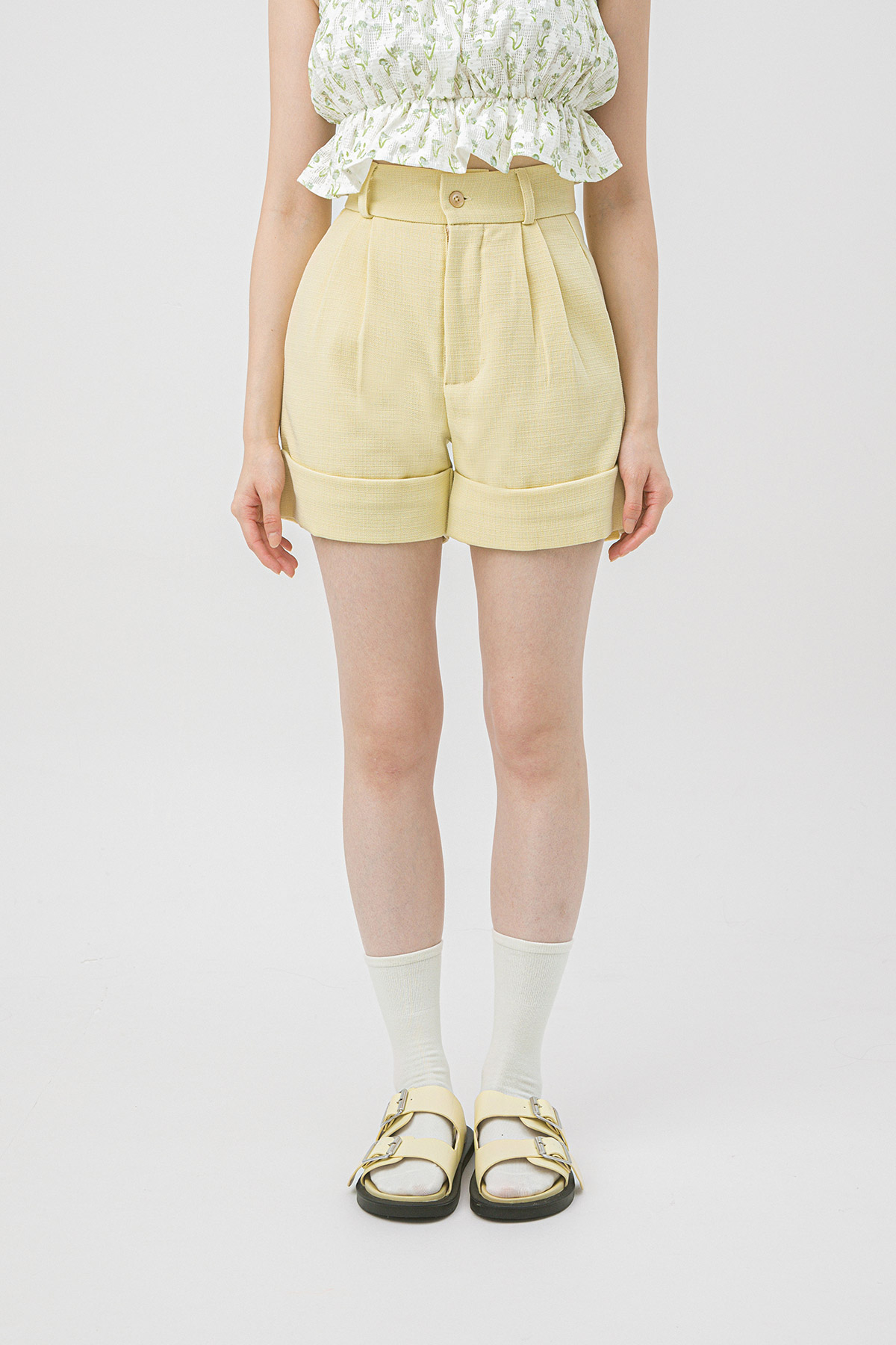 MARTINE SHORTS - LIGHT BUTTER [BY MODPARADE]