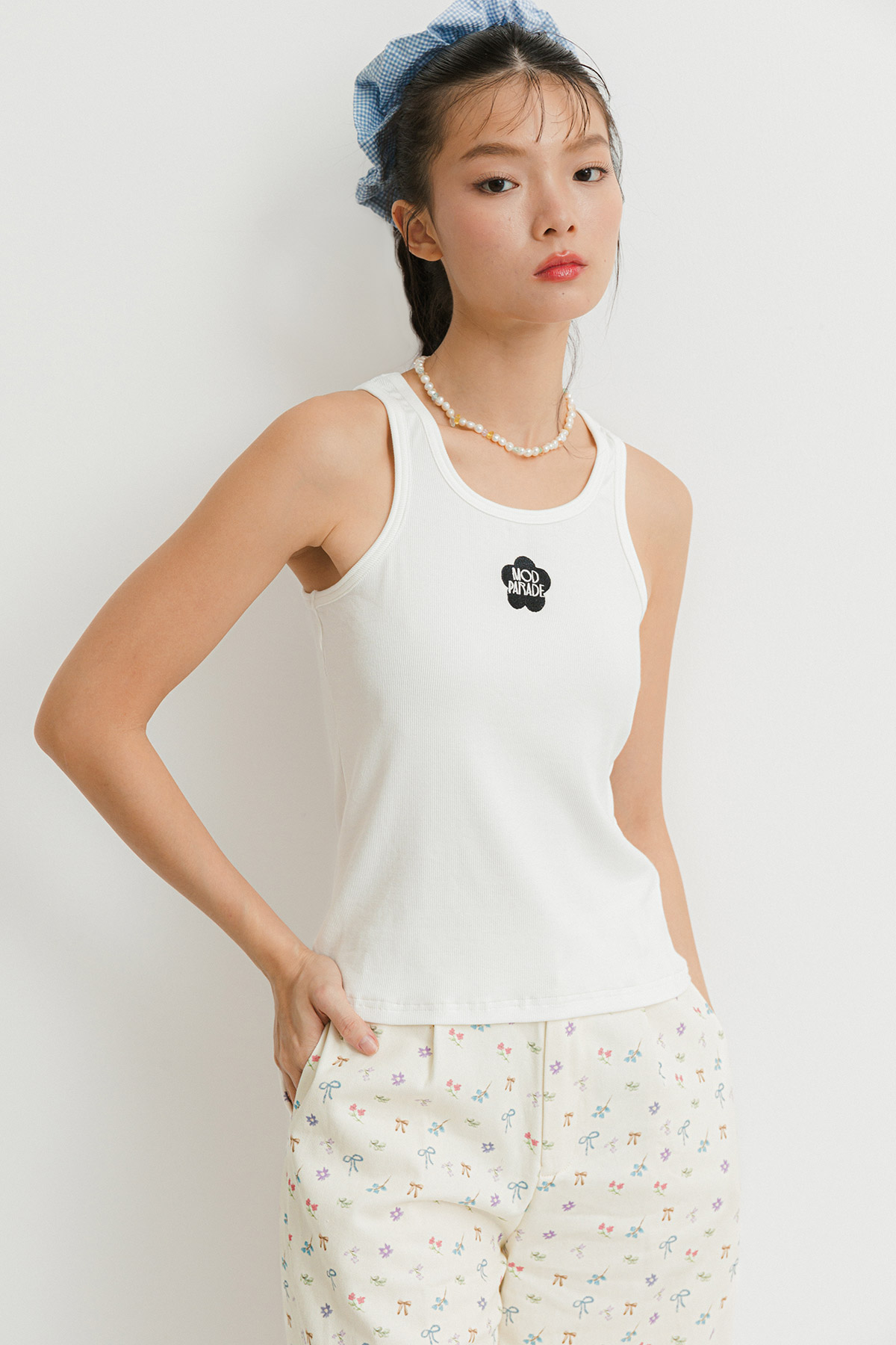 MODPARADE BLOOMLET TANK - BLANC [BY MODPARADE]