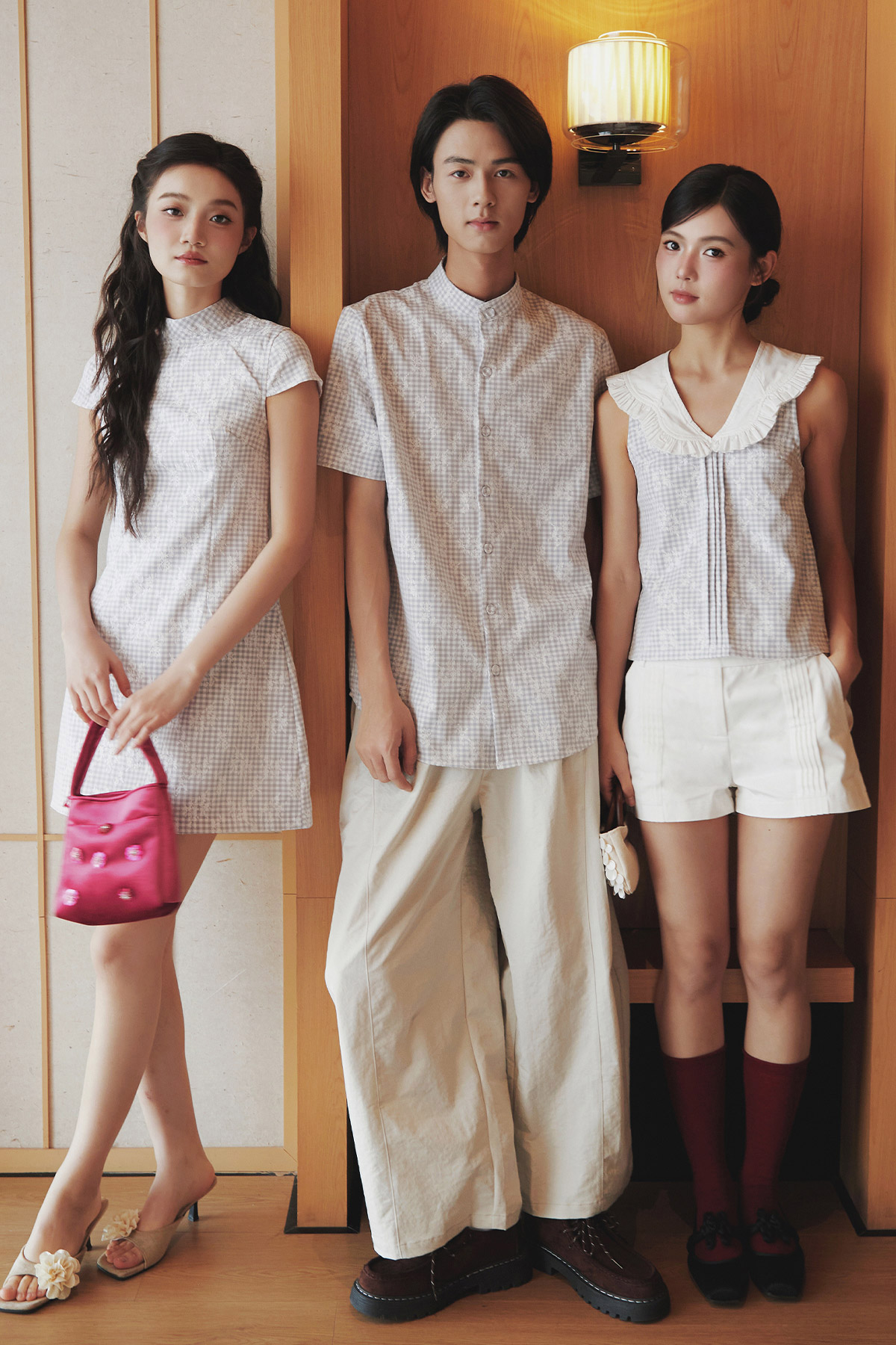 NOAH SHIRT - GREY MANOR LACE [BY MODPARADE]