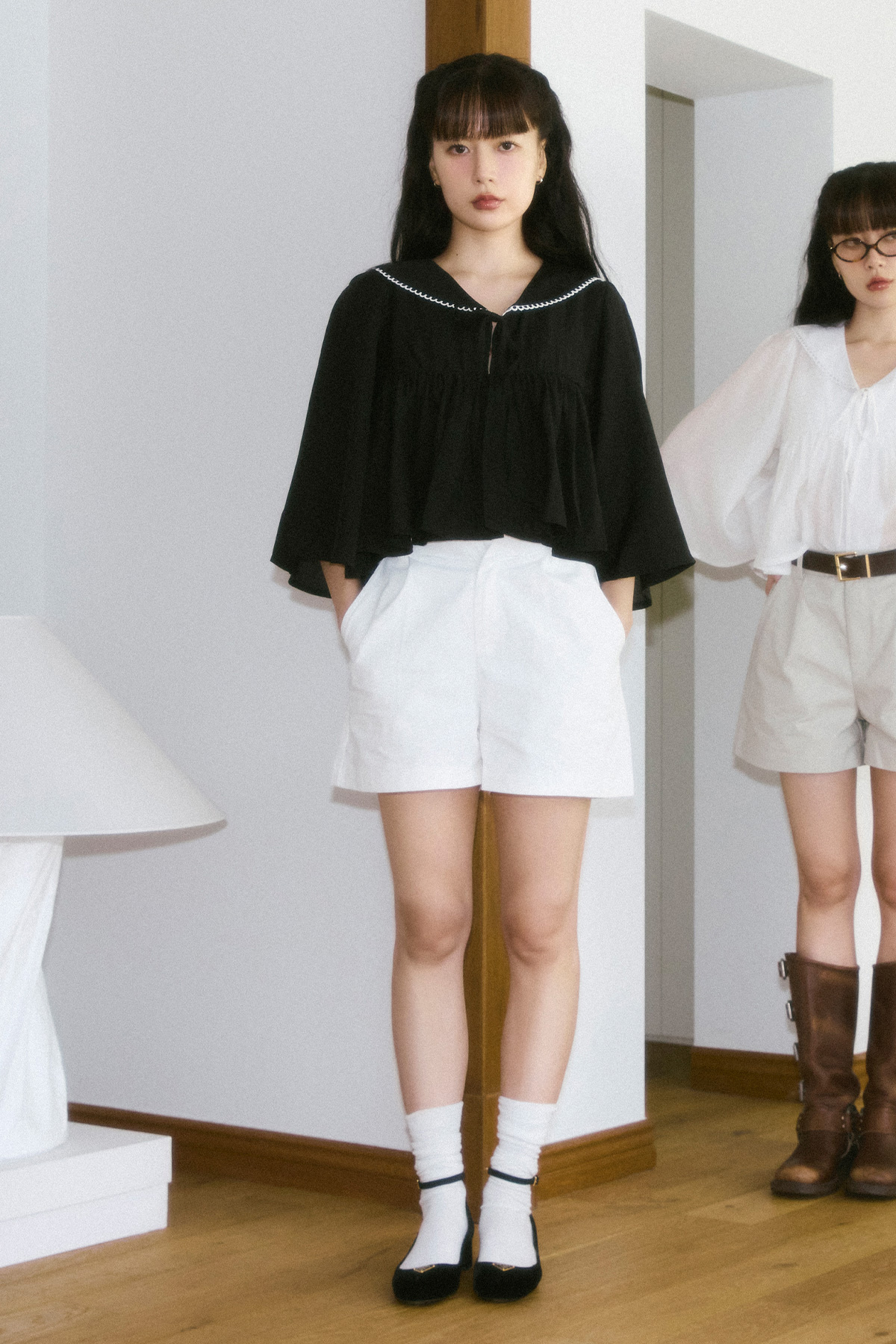 SAMSON SHORTS - BLANC [MODPARADE X Q2HAN]