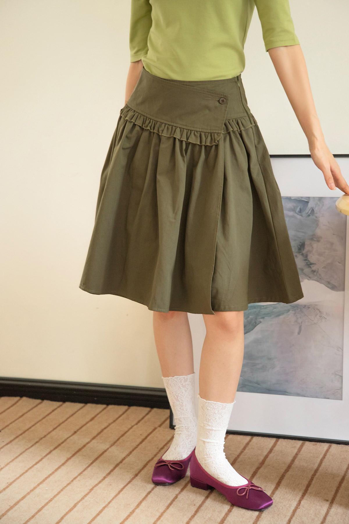 TAYLOR SKIRT - PINE [BY MODPARADE]