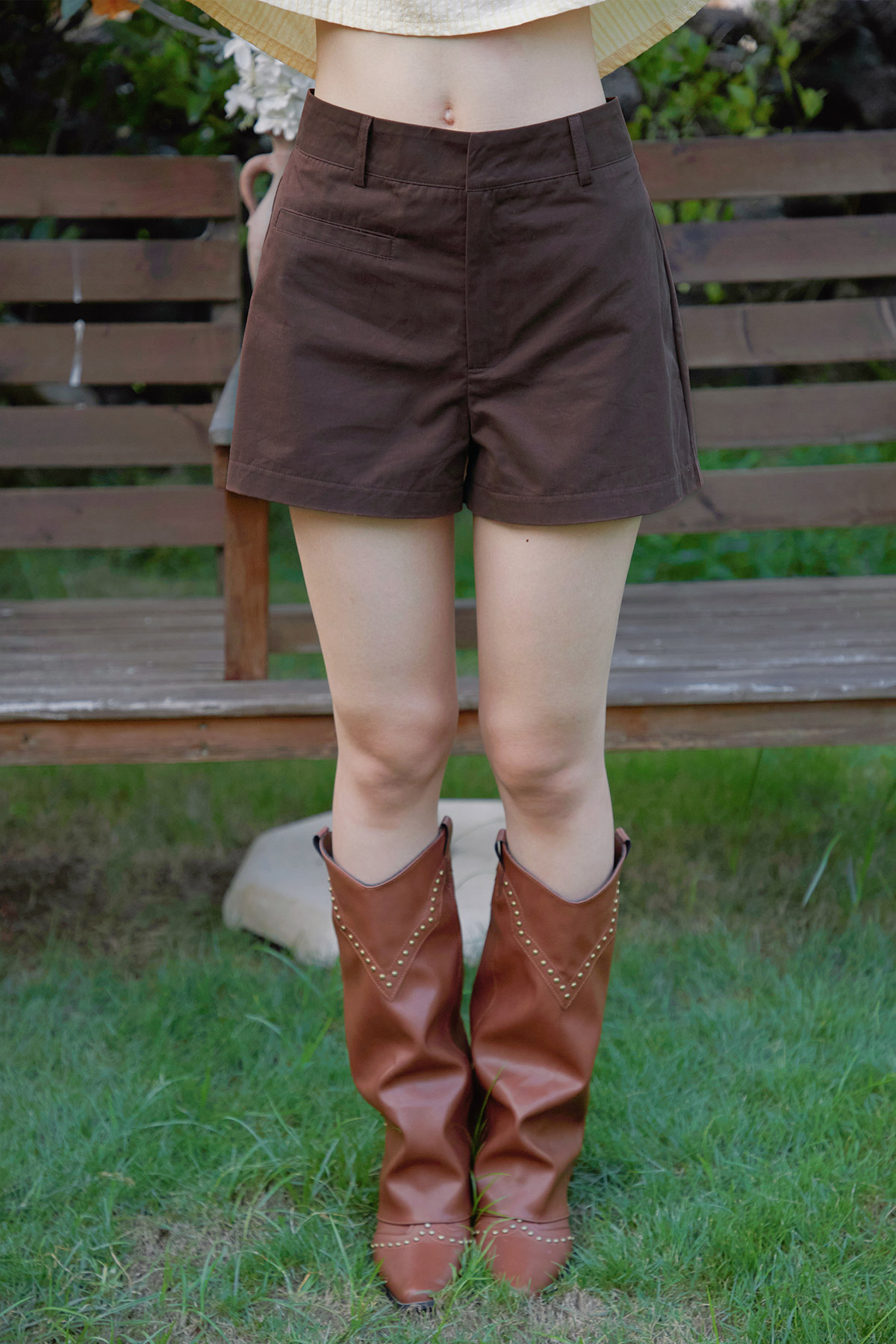 VILLY SHORTS - MOCHA [BY MODPARADE]
